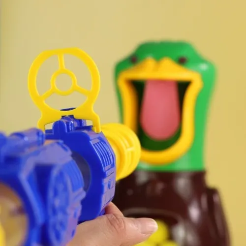 GŁODNA KACZKA STRZELANIE DO CELU 2 PISTOLET ZABAWKA PREZENT ŚWIĘTA GWIAZDKA na Arena.pl