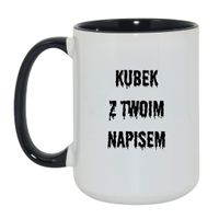 Duży Biało-Czarny 450 ml