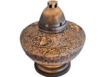 ZNICZ ZNICZE LAMPION NA GRÓB UFO ZŁOTO+WKŁADY