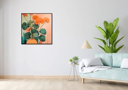 Plakat 80x80cm Kwiatowa Harmonia na Arena.pl