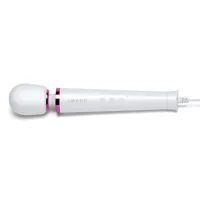 le wand powerful petite plug-in biały - masażer z 10 trybami pracy