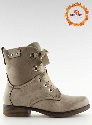 Botki workery beżowe 17103-13 KHAKI - 41 na Arena.pl