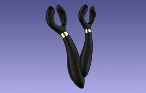 SATISFYER WIBRATOR DWUSTRONNY DLA PAR WAGINALNY ANALNY 20CM 100 KOMBINACJI na Arena.pl