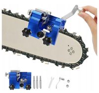 PROFESJONALNA OSTRZAŁKA PIŁ ŁAŃCUCHOWYCH Z RĘCZNĄ KORBĄ ZESTAW