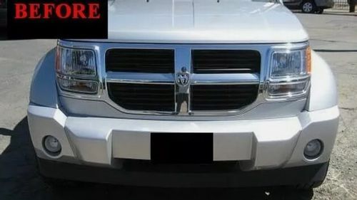 2007-2011 DODGE NITRO- LIstwy chrom grill chromowan na Arena.pl