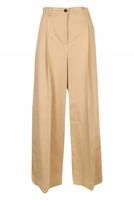 Weekend MaxMara spodnie eleganckie damskie proste długa beżowy rozmiar 40