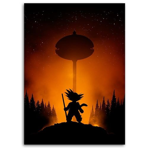 Obraz na płótnie – Canvas, Kontury anime 50x70 na Arena.pl
