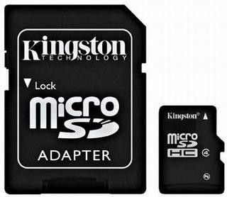 Kingston microSDHC  8GB class 4 + adapter na Arena.pl