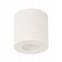 Spot Sufitowy Okrągły Beżowy Betonowy 1xGU10 10W Sollux Lighting ORBIS