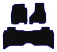 Dywaniki welurowe CARLUX-BLUE Dodge RAM RAM DS DJ 1500 2012-2020 czarne