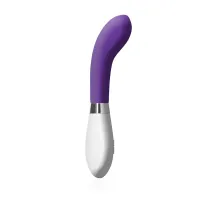 luna by shots apollo - wibrator nachylony, silikonowy 21 cm, 10 trybow