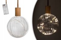 KULA LED 18 CM SZKŁO DO OKNA