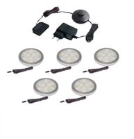 Oświetlenie mebli  5 x oprawa LED Hestia b/ciepła  zestaw