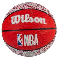 Piłka do koszykówki Wilson NBA City Paris Mini Ball WZ4033001XB — Rozmiar: 3