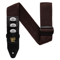 Pasek do gitary 98-180 cm Ernie Ball 4250 Brązowy Pojemnik na kostki