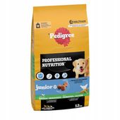 PEDIGREE JUNIOR Z DROBIEM DLA SZCZENIĄT ŚREDNICH I DUŻYCH RAS, 12KG