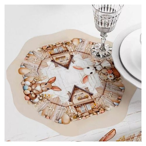 Serwetka Lapin 30 cm DomoweTekstylia | WNL603 030 | Święta Wielkanoc na Arena.pl