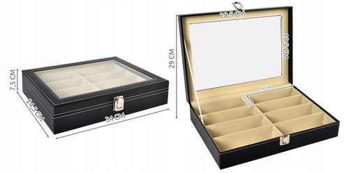 Organizer na okulary Malatec 8 przegródek na Arena.pl