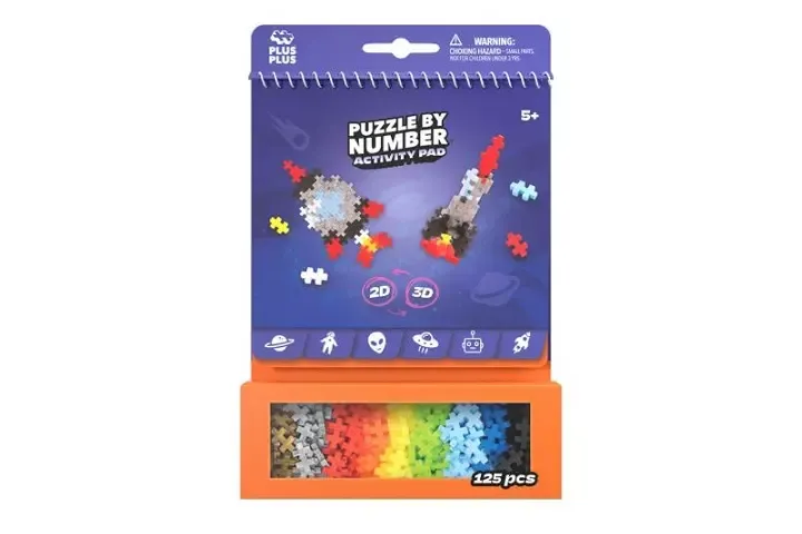 Plus-Plus PuzzleByNumb ActPad Kosmiczny 3989 09925 zdjęcie 1