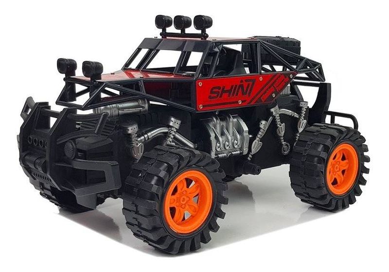 Auto z Naciągiem Terenowe Czerwone zdjęcie 3