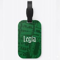 Legia Warszawa zielona adresatka do walizki (L) ORYGINAŁ