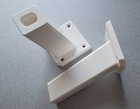 Nóżka meblowa Schwinn K441 12cm Rozstaw w mm - 48/52, Kolor pokrycia - Biel matowa