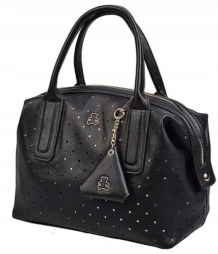 LULU TORBA torebka Damska kuferek Listonoszka ażurek pasek na Arena.pl