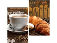 60X60CM APETYCZNA KAWA DWU OBRAZ ŚCIAN