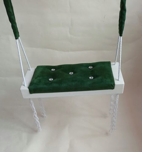 Huśtawka DLA DZIECI ZIELEŃ PŁASKA dom ogród POKÓJ na Arena.pl