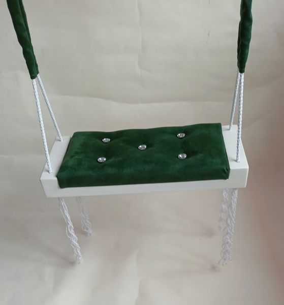 Huśtawka DLA DZIECI ZIELEŃ PŁASKA dom ogród POKÓJ zdjęcie 3