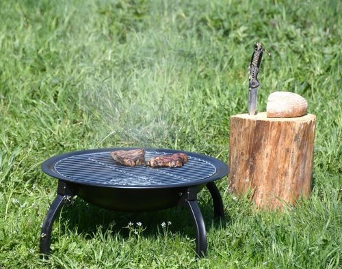 Kominek z grillem VESUV z pokrywą na Arena.pl