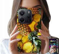 ETUI DO XIAOMI NOTE 14 4G - ANANAS OWOCOWY CASE OBUDOWA + SZKŁO