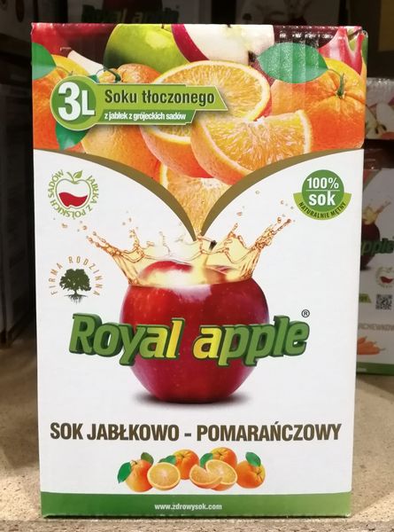 Royal Apple 3L Sok jabłkowo - pomarańczowy zdjęcie 1