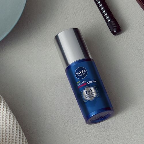 NIVEA MEN ANTI-AGE POWER Serum przeciwzmarszczkowe na przebarwienia 30ml x2 na Arena.pl