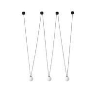 LAMPA wisząca Movo III Orlicki Design loftowa OPRAWA szklany ZWIS kule balls czarne białe
