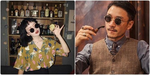 ZŁOTE LENONKI OKRĄGŁE Okulary PRZECIWSŁONECZNE na Arena.pl