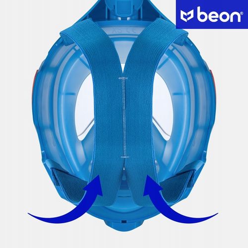 MASKA DO NURKOWANIA DLA DZIECI PEŁNOTWARZOWA DO SKORKELINGU PŁYWANIA BEON na Arena.pl