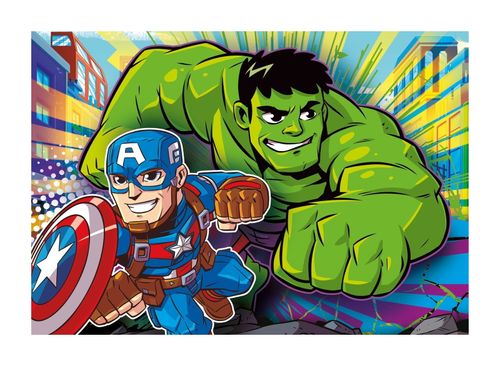 PUZZLE 3W1 CLEMENTONI SUPERHERO MARVEL 25248 na Arena.pl