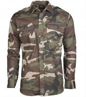 Koszula z pagonami Woodland Rip-stop, Mil-Tec XXL