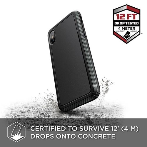 Pancerne etui iPhone Xs X (Drop test 4m) (Black) na Arena.pl