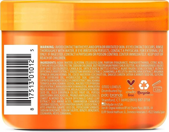 CANTU Shea Butter Define & Shine Custard loki 340g zdjęcie 2