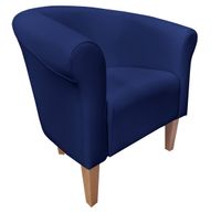 Fotel Milo D4 granatowy nogi 20 buk