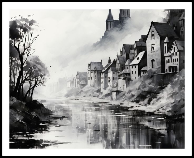 Plakat 76x60,5cm Mglisty Refleks zdjęcie 3