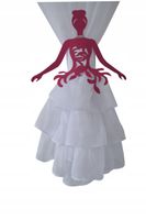 Ozdoba opaska BALETNICA do upięcia dekor AŻUR róż