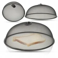 OSŁONA STALOWA SITO DO ŻYWNOŚCI OWOCE CIASTA PRZECIW OWADOM 30CM