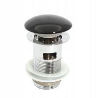 CERAMICZNY KOREK KLIK KLAK Z PRZELEWEM MOSIĄDZ GRZYB CZARNY CERAMIKA