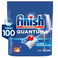 Finish Quantum All in 1 Kapsułki do Zmywarki Zapach Fresh Świeży 100 sztuk