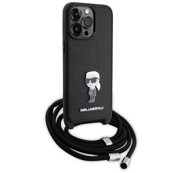 Etui Karl Lagerfeld do iPhone 15 Pro Max, Czarny zdjęcie 3