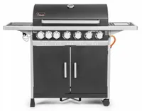 Grill gazowy Nevada XXL 6+1 żeliwo LPG