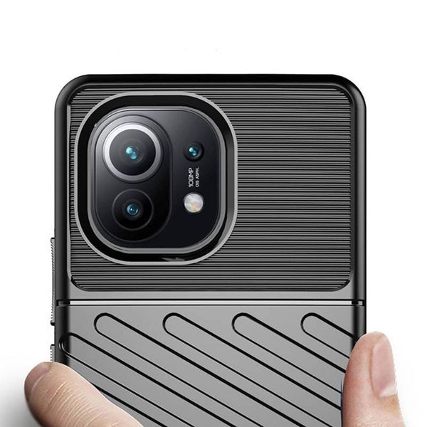 Etui Xiaomi Mi 11 Pancerne Thunder Czarne zdjęcie 3